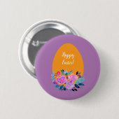 Happy Oaster Aquarell Button (Vorne & Hinten)
