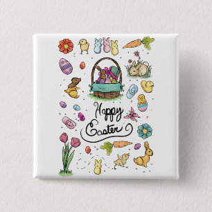 Happy Oaster Art Button