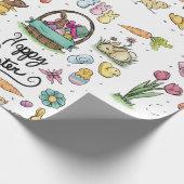 Happy Oaster Art Geschenkpapier (Ecke)