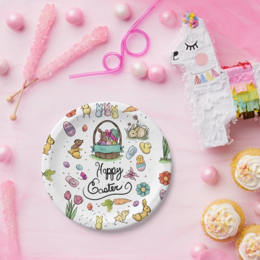 Happy Oaster Art Pappteller (Party)