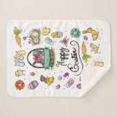 Happy Oaster Art Sherpadecke (Vorderseite (Horizontal))