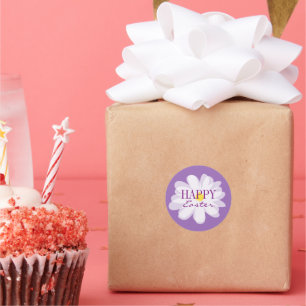 Happy Oaster Aufkleber mit niedlicher Blume