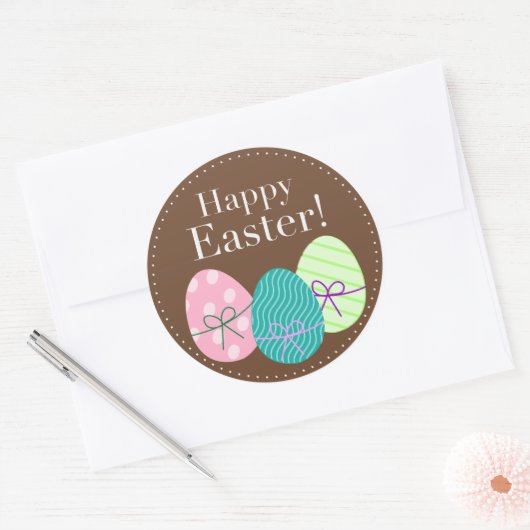 Happy Oaster Aufkleber oder Siegel (Umschlag)
