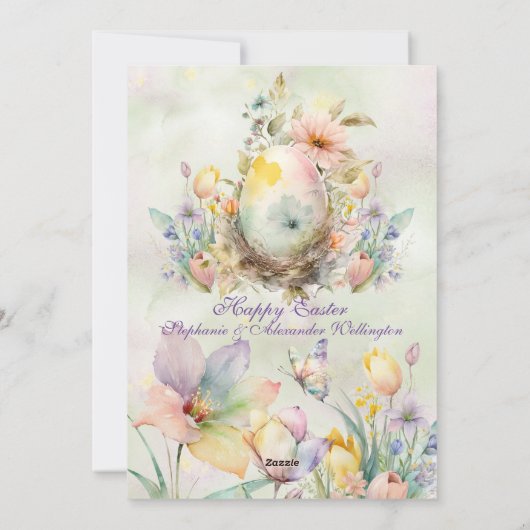 Happy Oaster Ausgereifte Karte (Rückseite)