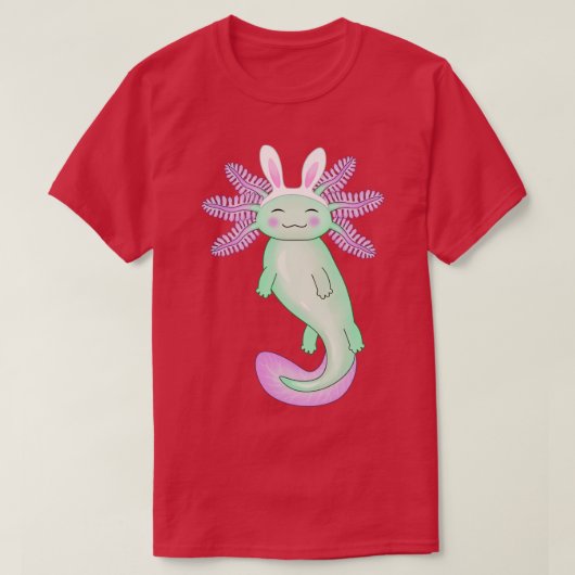 Happy Oaster axolotl (3) T-Shirt (Design vorne)