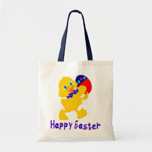 ♫ ♥ Happy-Oaster Baby-Chick Chic Budget Tote Bag C Tragetasche