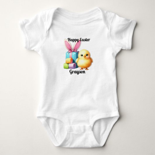Happy Oaster Baby Strampler (Vorderseite)