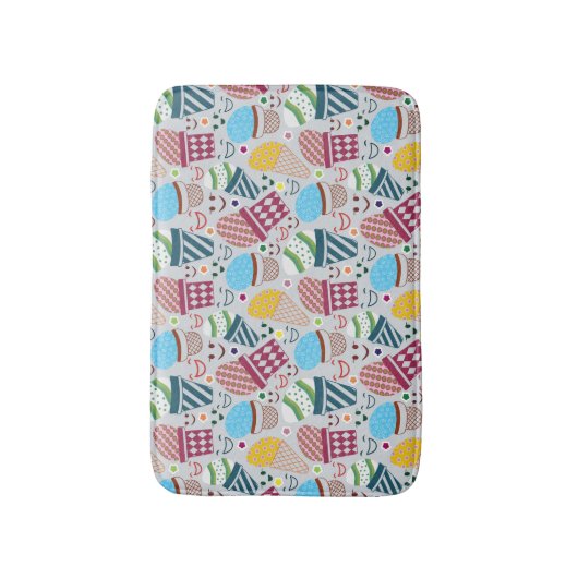 Happy Oaster Badematte (Vorderseite Vertikal)