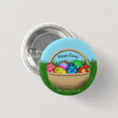 Happy Oaster Basket Button (Vorne & Hinten)