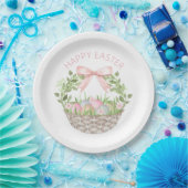 Happy Oaster Basket Pappteller (Party)