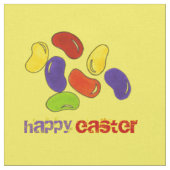 Happy Oaster Basket Rainbow Jelly Beans Candy Stoff (Nahaufnahme)