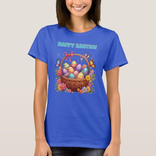 Happy Oaster Basket T - Shirt (Vorderseite)