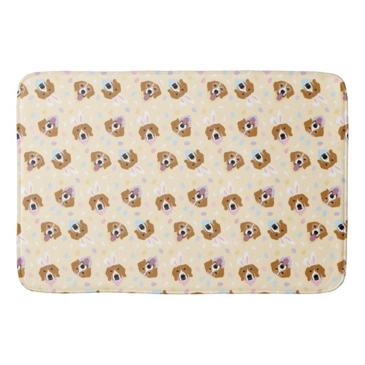 Happy Oaster Beagle Hunde Badematte (Vorderseite)