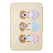 Happy Oaster Beagle Hunde Badematte (Vorderseite Vertikal)