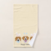 Happy Oaster Beagle Hunde Badhandtuch Set (Handtuch)