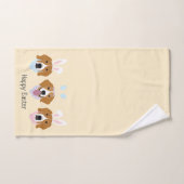 Happy Oaster Beagle Hunde Badhandtuch Set (Handtuch)