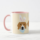 Happy Oaster Beagle Hunde Tasse (Links)