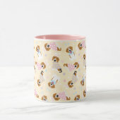 Happy Oaster Beagle Hunde Tasse (Zentrum)