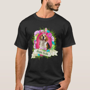 Happy Oaster Beagle Tragen Bunny Oar Eggs Cool T-Shirt