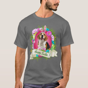 Happy Oaster Beagle Tragen Bunny Oar Eggs Cool T-Shirt