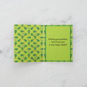 Happy Oaster, benutzerdefinierte Textkarte Karte (Innenseite)