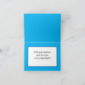 Happy Oaster, benutzerdefinierter Text + Hintergru Karte (Innenseite)