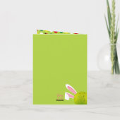 Happy Oaster, benutzerdefinierter Text Karte (Rückseite)