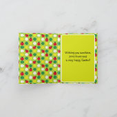 Happy Oaster, benutzerdefinierter Text Karte (Innenseite)