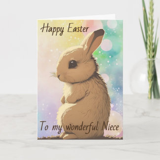 'Happy Oaster' Benutzerdefinierter Text, Regenboge Karte
