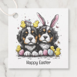 Happy Oaster Bernese Mountain Hunde Geschenkanhänger