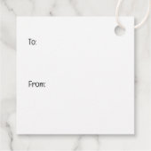 Happy Oaster Bernese Mountain Hunde Geschenkanhänger (Rückseite)