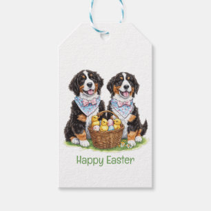 Happy Oaster Bernese Mountain Hunde Geschenkanhänger