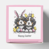 Happy Oaster Bernese Mountain Hunde Geschenkschachtel (Oben)