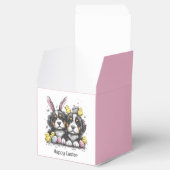 Happy Oaster Bernese Mountain Hunde Geschenkschachtel (Geöffnet)