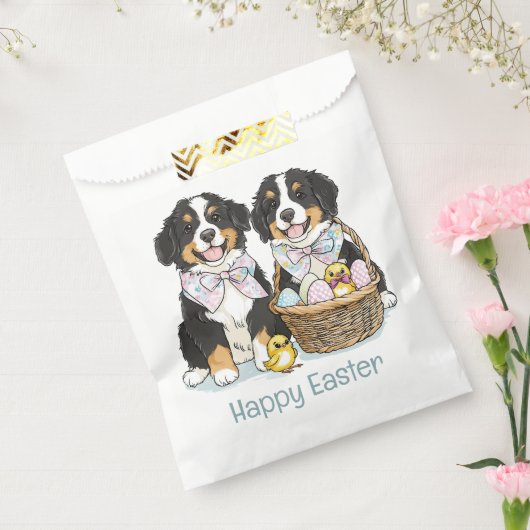 Happy Oaster Bernese Mountain Hunde Geschenktütchen (Versiegelt)