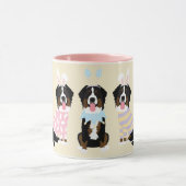 Happy Oaster Bernese Mountain Hunde Tasse (Zentrum)
