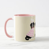 Happy Oaster Bernese Mountain Hunde Tasse (Links)
