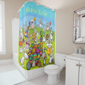 Happy Oaster Big Egg Hunt Duschvorhang (Beispiel)