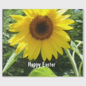 Happy Oaster, Big Yellow Daisy, Wrapping Paper.  Geschenkpapier (Flach)