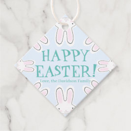 Happy Oaster, blass, niedliche Pinnbüscheln Geschenkanhänger