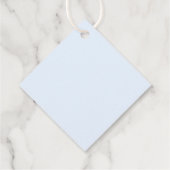 Happy Oaster, blass, niedliche Pinnbüscheln Geschenkanhänger (Rückseite)