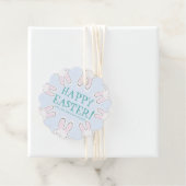 Happy Oaster blassblau niedliche Peeking Bands lus Geschenkanhänger (Beispiel)