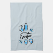 Happy Oaster Blue Geschirrtuch (Vertikal)