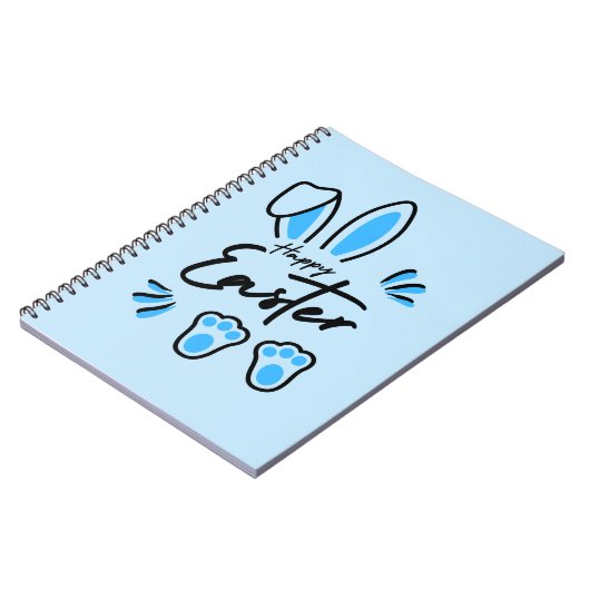 Happy Oaster Blue Notizblock (Linke Seite)