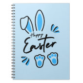 Happy Oaster Blue Notizblock (Vorderseite)