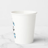 Happy Oaster Blue Pappbecher (Links)