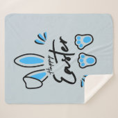 Happy Oaster Blue Sherpadecke (Vorderseite (Horizontal))