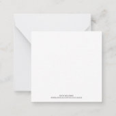 Happy Oaster Blume Box Blue Bunny Rabbit Mitteilungskarte (Rückseite)