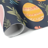 Happy Oaster Boho Bunny Collection Geschenkpapier (Rolleneckpunkt)