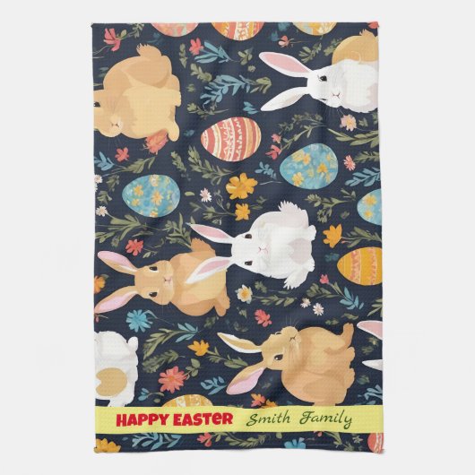 Happy Oaster Boho Bunny Collection Geschirrtuch (Vertikal)